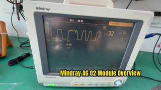 Mindray AG and O2 Module 115 023943 00 Overview
