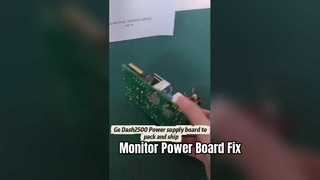 تعویض مانیتور بیمار DASH2500 پاور برد