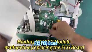 راهنمای تعویض برد PCB Mindray R12